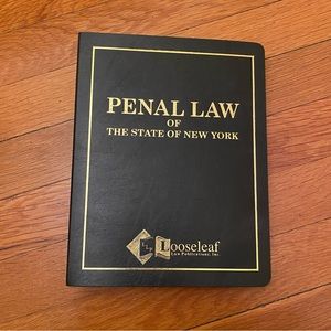 Penal Law of The State of New York, BRAND NEW!!!